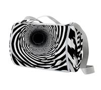 VAPOKF Zebras Pattern Picnic Blanket Waterproof, Extra Large Picnic Mat 150 X 145 cm, Camping Beach Blanket Washable Foldable, Camping Accessories for Outdoor Activities