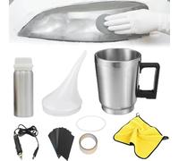 Vapor Headlight Restoration Kit,Vapor Headlight Restoration,Headlight Restoration Kit,Car Headlight Restoration Kit for Repair Headlight Yellowing,Oxidation,Scrashes (1set 100ml)