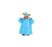(Vaporeon) CHARACTER OVERSIZED HOODIE BLANKET FLEECE PIKACHU, POKEMON, STITCH, Pajamas NEW