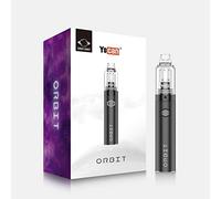 Vaporizer Vape Pen Orbit Wax Kit 1700mAh Coil Less Quartz Cup 10S Per Heat Rechargeable Vape Pen Black(No Nicotine)