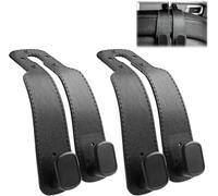 VAPORVERSE 2 Pack Car Storage Hooks for Renault 4 E-Tech 2025 2026, Back Seat Headrest Hanger Car Seat Back Double Leather Seat Organiser Hooks