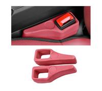 VAPORVERSE 2 Pcs Car Seat Gap Filler for Tesla Model 3 2020-, Premium Front Console Side Organizer Pad Interior Stop Drop Block Accessories,Red