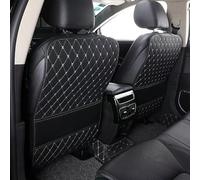 VAPORVERSE 2 pcs Kick Mats Back Seat Protector for Audi A3 Sportback 8V 2013-2020 Hatchback, Leather Seat Pad Rear Cover Protector Car Seat Back Anti Kick Mat,B