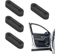 VAPORVERSE 4 Pcs Car Door Lock Cover for Chrysler PT Cruiser 2000-2010, Premium Flexible Black Auto Door Striker Protector and Noise Reduction Vehicle Latch Silicone Cap