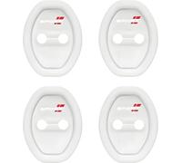 VAPORVERSE 4 Pcs Car Door Lock Covers for Ford ST LINE 2012-2023, Premium Silicone Latch Protector Anti Rust Noise Reduction Auto Styling Accessories,White