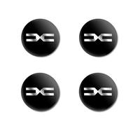 VAPORVERSE 4 Pcs Wheel Centre Cap Stickers for Dacia Sandero III Stepway 2020-2022 2022-, Hub Caps Emblems Badge Decals Auto Rim Trims Styling Exterior Decoration,A-60mm