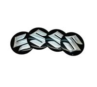 VAPORVERSE 4 Pcs Wheel Centre Cap Stickers for Suzuki Jimny 2018-2023, Hub Caps Emblems Badge Decals Auto Rim Trims Styling Exterior Decoration,60MM