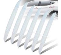 VAPORVERSE 6 PCS Car Door Edge Protector for Mazda MX-5 MX5 RF ND NC NB NA, Car Door Edge Guard Protector Strips, Door Protector Edge Guard Scartch Protection,White