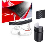 VAPORVERSE Boot Sill Protector for Jaguar E-Pace 2018-2020, Protection for the Rear Bumper, Carbon Door Sill Protector Trunk Protection Scratch-resistant Load Sill Guard