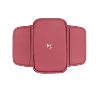 VAPORVERSE Car Armrest Heightening Pad for DS 4 II 2021-, Centre Console Heightening Cushion Pillow Vehicle Elbow Suppot Covers Accessories,Red