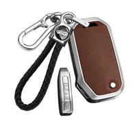 VAPORVERSE Car Key Fob Cover for Kia Sportage Ceed CD Proceed Sorento Cerato Forte Soul Niro Seltos K5, Car Keys Protector Key All Round Package Fob Holder Button Cover Auto Parts,Brown