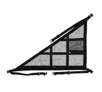 VAPORVERSE Car Roof Storage Net for Ford Fiesta VI Restyling 2011-2017 Fix | Overhead Cargo Mesh, Interior Ceiling Organizer, Space Saving Top Mounted Holder, with Double Zippers Road Trip