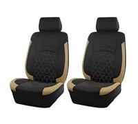 VAPORVERSE Car Seat Covers for Ford Transit Custom Connect 2000-2022 | Premium Breathable Fabric Nylon Front Cushion Protector 2 Pcs