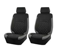 VAPORVERSE Car Seat Covers for Ford Transit Custom Connect 2000-2022 | Premium Breathable Fabric Nylon Front Cushion Protector 2 Pcs