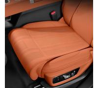 VAPORVERSE Car Seat Leg Extender Cushion for Aston Martin DBX 2020-2023, Thigh Support Extension Pad Breathable Leather Memory Foam Cushion,Orange