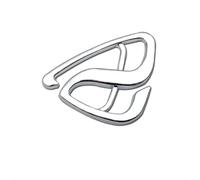 VAPORVERSE Logo Sticker Car for Mazda CX-30 2020-2025, Personalised Car Stickers Car Badge Emblem Logo Vehicle Badge Decal Emblem Sticker,Silver