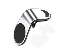 VAPORVERSE Magnetic Car Phone Holder for Nissan Armada 2017-2024 2025, L Type Air Vent Clip Air Vent Car Phone Mount Cradle 360° Rotation,Silver