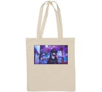 Vaporwave Aesthetic Anime This Is Not Happiness You Wished For Natural Cotton Tote Bag White