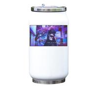 Vaporwave Aesthetic Anime This is Not Happiness You Wished for Vacuum Insulated Thermal Beverage Can Bottle White