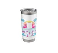 Vaporwave Cats Stainless Steel Insulated Tumbler