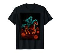 Vaporwave Cowboy Rider Horse Desert Pyramids Retro 80s T-Shirt