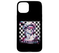 Vaporwave David Glitch Art Aesthetic Retrowave 80s 90s Case for iPhone 15 Plus