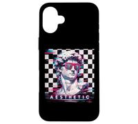 Vaporwave David Glitch Art Aesthetic Retrowave 80s 90s Case for iPhone 16 Plus