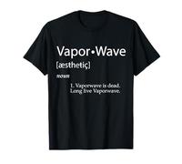 Vaporwave Definition Retro Aesthetic Music Meme Vaporwave T-Shirt