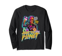 Vaporwave Hack the Planet Long Sleeve T-Shirt