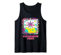 Vaporwave Vibes Memphis Design Geometric Desert Tank Top