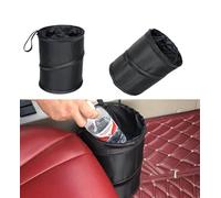VapourOn Car Bin, 2 PACK Portable Collapsible Car Bin, Universal Traveling Portable Garbage Bin Storage, Foldable and Water Resistant Auto Trash Bag
