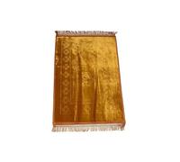 VapourOn Extra Thick Prayer Mat - Luxury Soft Padded Musallah NON-SLIP Muslim Islamic Prayer Mat Musalah Namaz Rug, Ramadan Gifts (120cm x 80cm) (Golden)