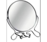 VapourOn Premier Houseware Free Standing Mirror Anti-Fog Bathroom Mirror Magnifying Circle Makeup Mirror Round Mirror with Chrome Wire Stand