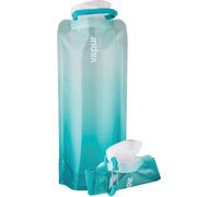 Vapur Flexible, Collapsible Wide Mouth Anti-Bottle with Detachable Carabiner, 23 Ounce, Malibu Teal, Pack of 1
