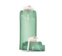 Vapur Collapsible Water Bottle With Carabiner, Compact Bottle Folds Flat For Hydration On The Go, Ideal for Traveling, Hiking or Camping, 23 Ounce, Sea Glass, Pack of 1
