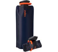 Vapur Wide Mouth Bottle 1L Eclipse Foldable Reusable Sustainable Night Blue