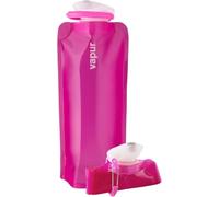 Vapur Flexible, Collapsible Wide Mouth Anti-Bottle with Detachable Carabiner, 23 Ounce, Magenta, Pack of 1