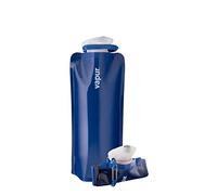 Vapur Solid 0.7-Liter Admiral Blue Wide Mouth Anti-Bottle Plastic Water Bottle