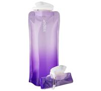Vapur VA10282 Unisex Adult Water Bottle, Lavender, 0.7 Litre | Flexible and Lightweight Water Bottle for Travel, Concert, Hiking & Outdoor Adventures - BPA-Free, Dishwasher-Safe, Freezable