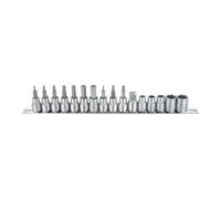 Var Socket And Bit Set 3/8 Tool One Size Silver