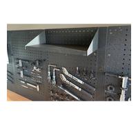 Var Steel Perforated Panel Stand One Size Black