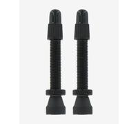 VAR Tubeless Aluminium Valves 44mm Black (2 Pack)
