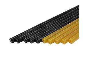 VARACL Paintless Dent Removal Glue Sticks,10 PCS Hot Melt Glue Sticks for Car Auto Body Repair Paintless Dent Removal (11x270mm, 5 Black & 5 Yellow)