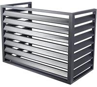 VARAKA Aluminum Alloy Air Conditioner Cover for Garden Shed,100x50x70CM,All-Weather Room Divider Trash Bin Enclosure,Privacy Screens,Fences,Shutters Design