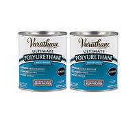 Varathane 200141H Water-Based Ultimate Polyurethane, Quart (2 Pack), Crystal Clear