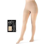 VARCOH Compression Socks for Women, Compression Tights, Compression Leggings for Women, Medical Compression Stockings Best for DVT, Pregnancy, Varicose Veins, Relief Shin Splints, Edema (Beige,M)