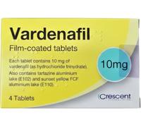Vardenafil Crescent 10mg 4 Tablets