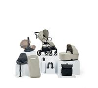 Vardo Pushchair Bundle with Cybex Cloud T Car Seat (9 Pieces) - Shell/Cosy Beige SHELL