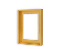 VAREIHNAZ Canvas Floater Frame for 11“x 14" Canvas Paintings,Canvas Frame,Canvas Floater Frame,Canvas Floating Frame,Floating Frame for Canvas with 0.6"~0.9" Deep Floater Frame for Wall Decor (Gold)