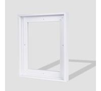 VAREIHNAZ Canvas Floater Frame for 11"x 14" Canvas Paintings,Canvas Frames,Floating Frames for Wall Decor (White)